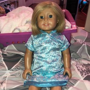 american girl blue dress